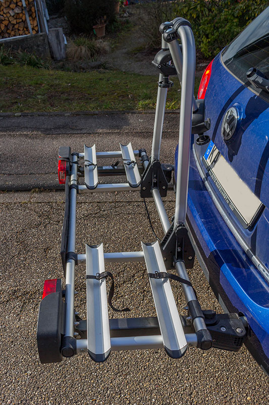 Individualtr&auml;ger angesetzt und verriegelt