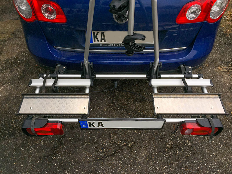 Tr&auml;ger modifiziert f&uuml;r den Transport eines Fatbikes