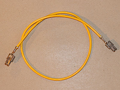 Einzelleitung 6 mm² mit Kontakt (Relais, Kontakt 1,2)