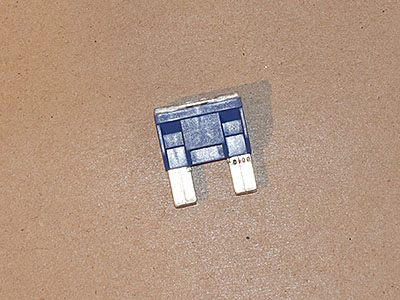 Flachsicherung (hinten)