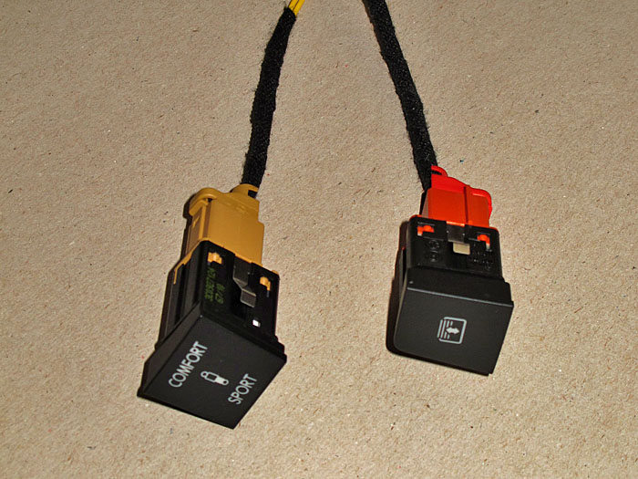 Kontaktgeh&auml;use mit Einzelleitungen best&uuml;ckt