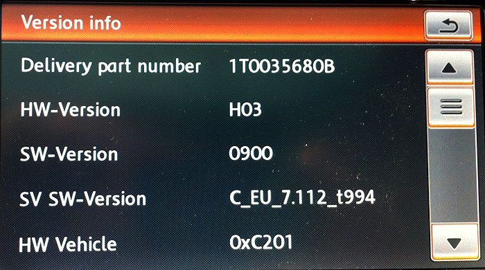 Hidden Menue freigeschaltet, au&szlig;er diesen Angaben gibt es noch einige mehr zu sehen