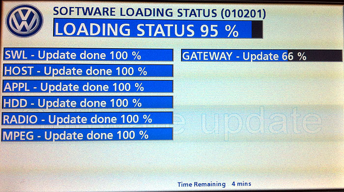 Bange ca. 60 Installations-Minuten, klappt das Update?