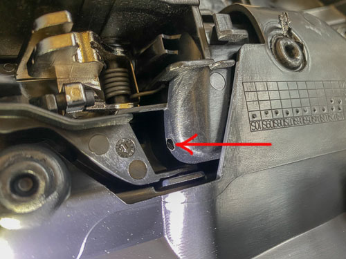 Griffmuldenbeleuchtung