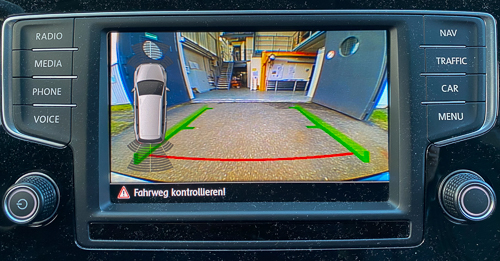 R&uuml;ckfahrkamera Low nachger&uuml;stet